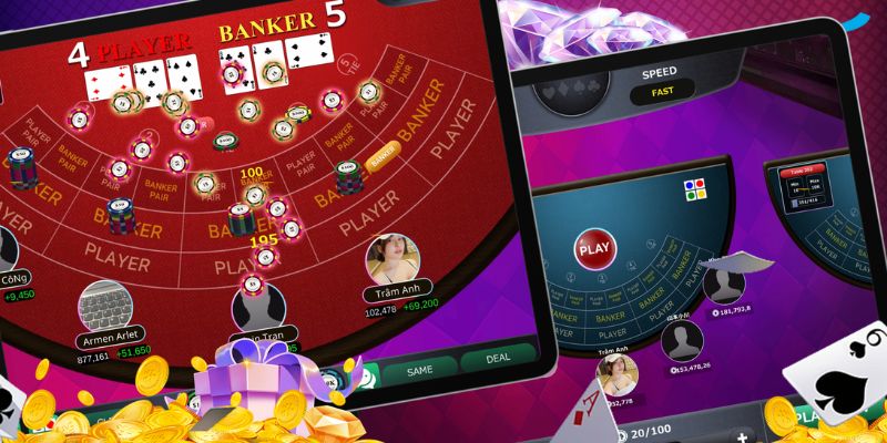 Các cửa cược trong cách chơi Baccarat