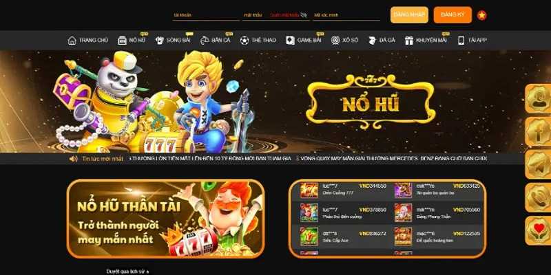 Nổ hũ mang đến phần thưởng Jackpot siêu khủng